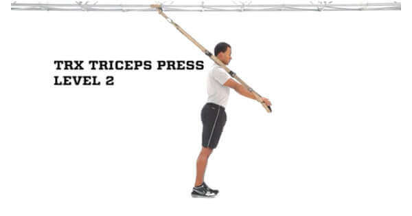 TRX triceps press
