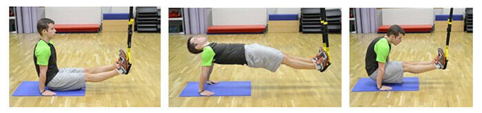 TRX Plank exercise