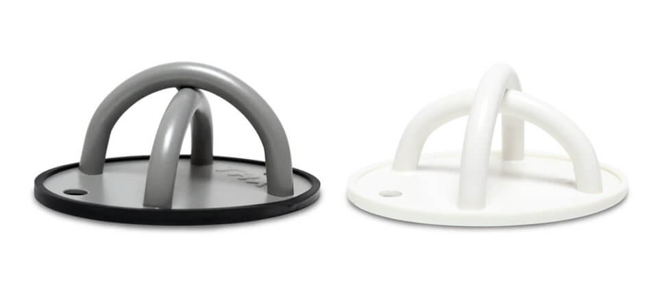 TRX X-Mount shown side by side in grey and white powder-coated finishes