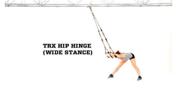 TRX Hip Hinge exercise