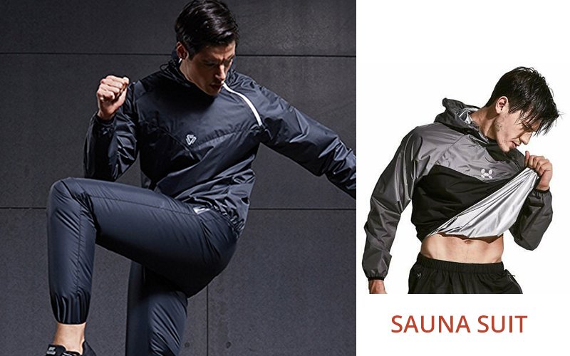 Sauna Suits for Men Sweat Jacket Sweating Sauna Gym Workout Sweat Suit Slimming