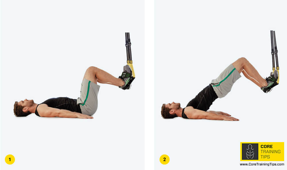  TRX hip press exercise