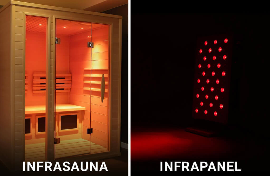 infrared sauna vs infrapanel